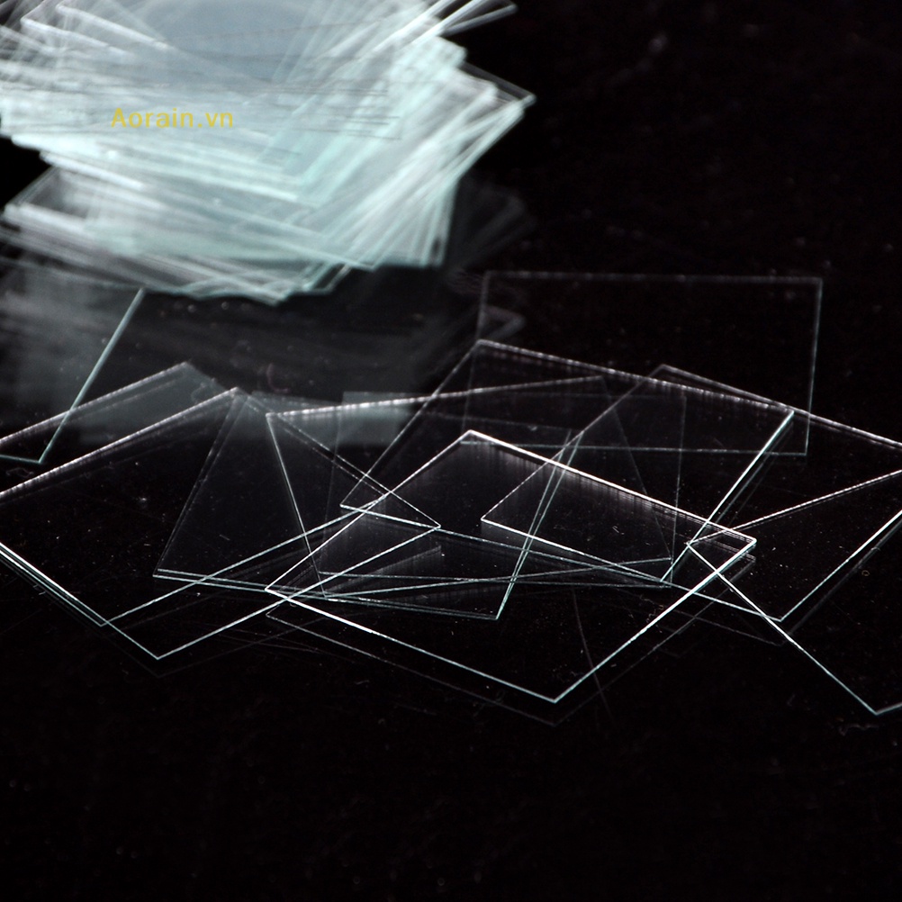 Set 100 Tấm Kính Hiển Vi 18x18mm Chuyên Dụng Chất Lượng Cao