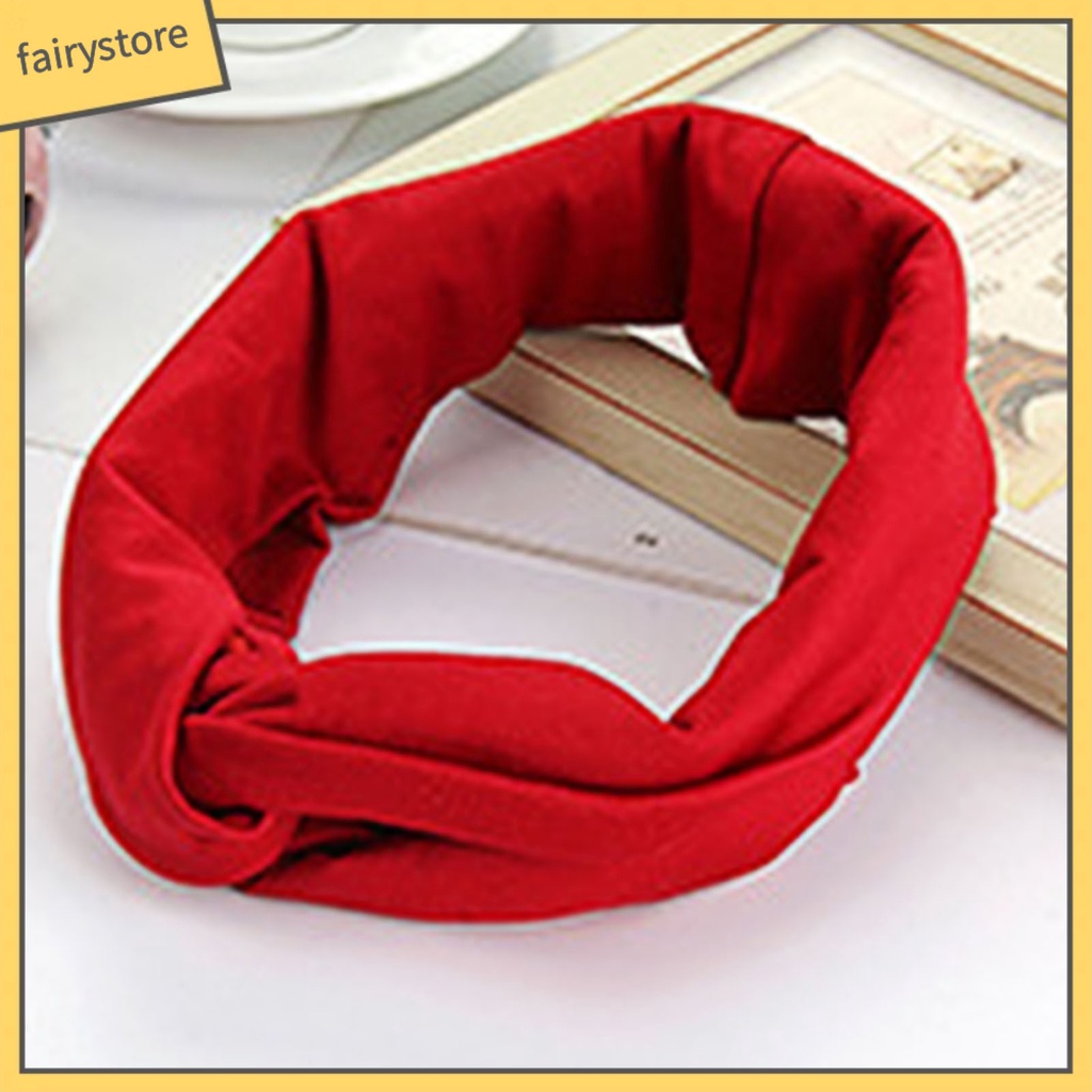 Băng Đô Vải Co Giãn Màu Trơn Bắt Mắt Dành Cho Nữ