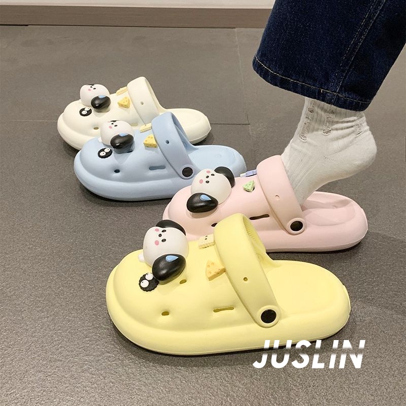 JUSLIN dép dép nữ dép bánh mì nữ dép bánh mì nữ 2023 NEW 060914