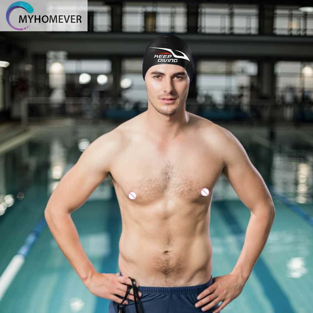 Mũ Bơi Silicone Chống Thấm Nước Cho Nam Và Nữ