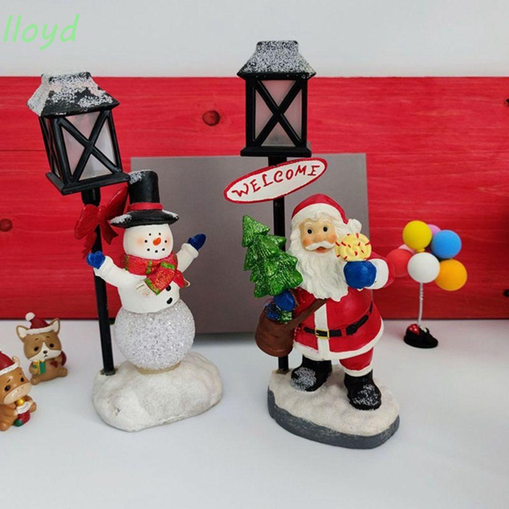 Búp Bê Có Đèn LED Phát Sáng Hình Ngôi Nhà Tuyết Giáng Sinh Trang Trí Phòng Khách / Phòng Ngủ