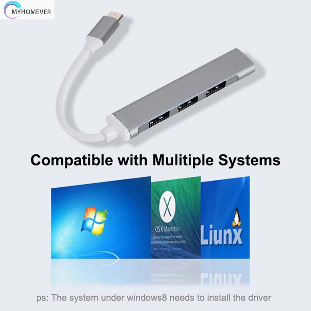 Bộ Chia Cổng USB 3.0 USB 2.0 4 Trong 1 Tiện Dụng