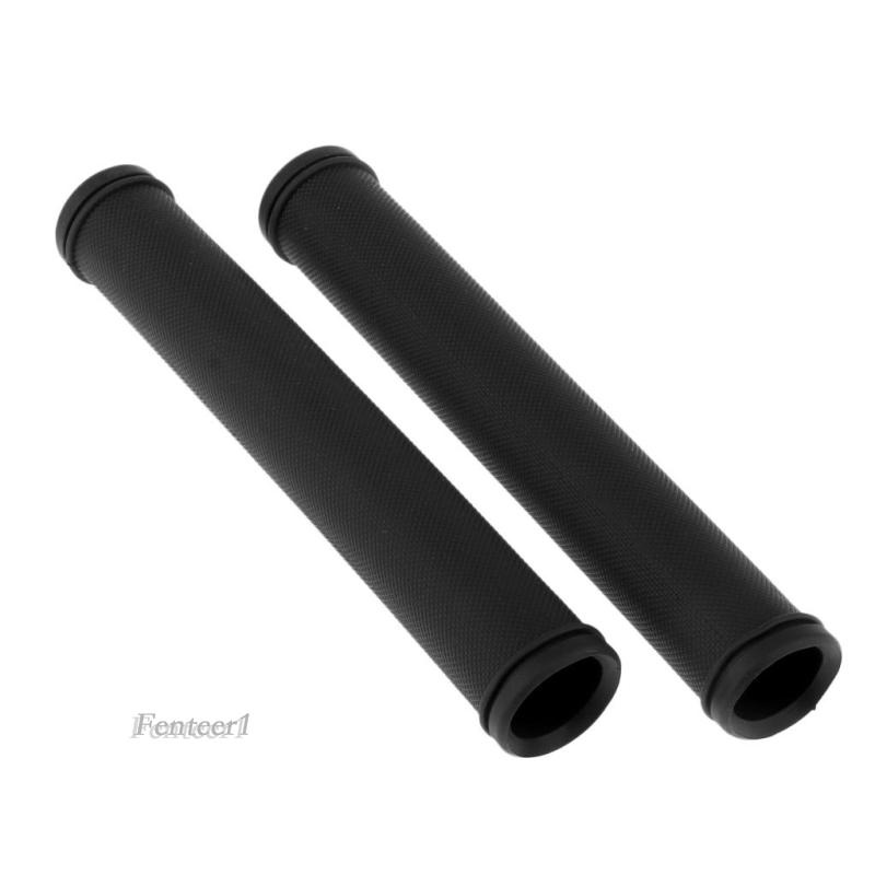 [Fenteer1] 1 Cặp Vỏ Bọc Tay Lái Xe Đạp Bằng Cao Su Màu Xanh Dương