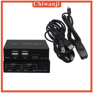 Bộ Chia 2 Cổng USB KVM Kèm 2 Cổng USB 2.0 2 PC