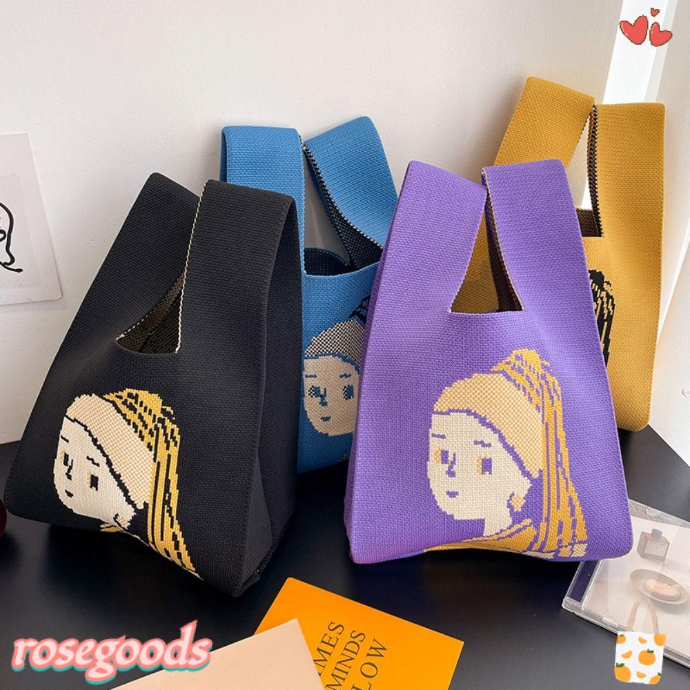 Túi Xách Đan Len Đeo Vai Thời Trang Mới Cho Nữ