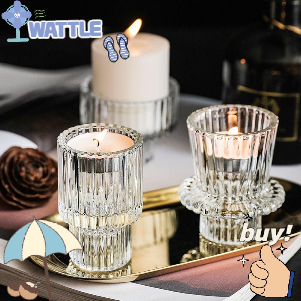 Giá Đỡ Đèn Cầy Bằng Thủy Tinh Phong Cách Bắc Âu Sang Trọng