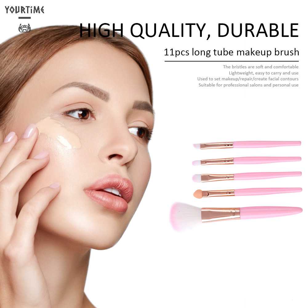 Set 5 Cọ Trang Điểm Sợi Nylon Mềm Mại Tiện Dụng