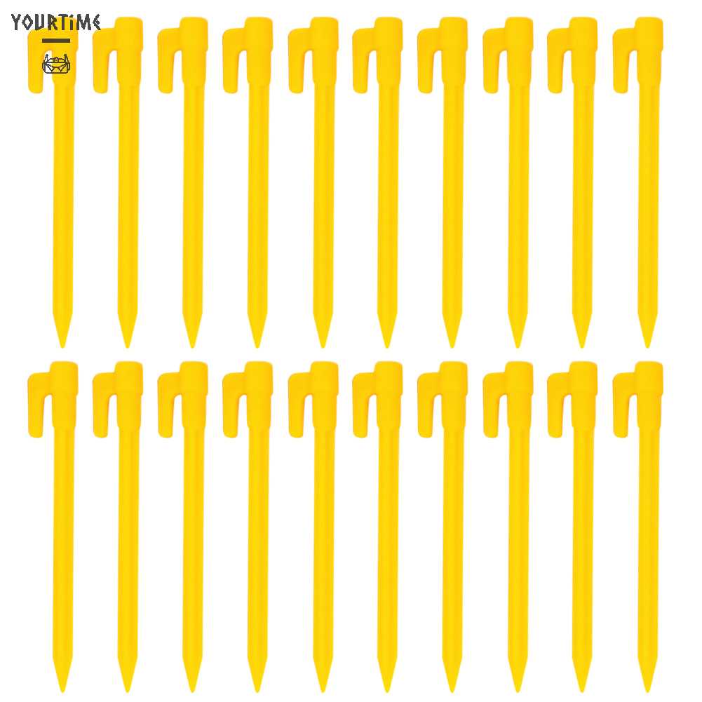 Bộ 20 Cọc Cố Định Lều Cắm Trại Chống Gió Tiện Lợi