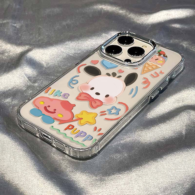 ✅Ốp Điện Thoại Dẻo Họa Tiết Chó Pacha Đơn Giản Chống Sốc Cho iPhone12 / 14pro max 78 11 13Plus