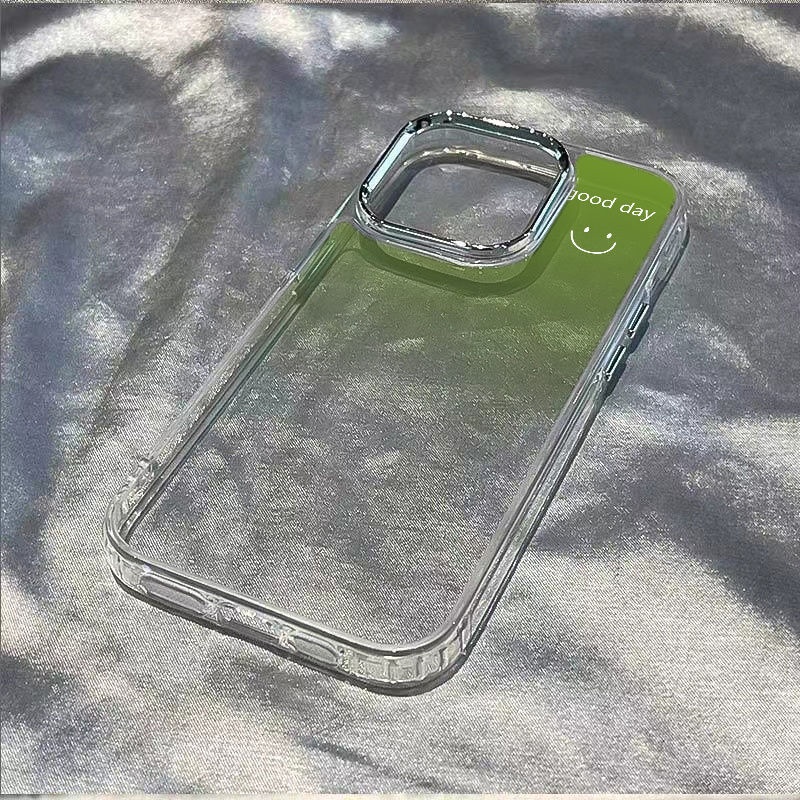 ✅Ốp Điện Thoại Mềm Chống Sốc Họa Tiết Mặt Cười Màu Gradient Cho Iphone 14pro 11In 128Max13 7 66FT