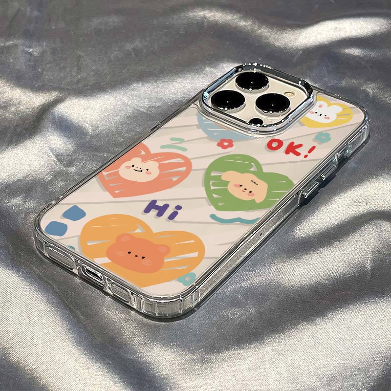 ✅Ốp Điện Thoại Dẻo Họa Tiết Động Vật Nhỏ Dễ Thương Chống Sốc Cho iPhone1214pro7ins max13811 plusxs 0XDO
