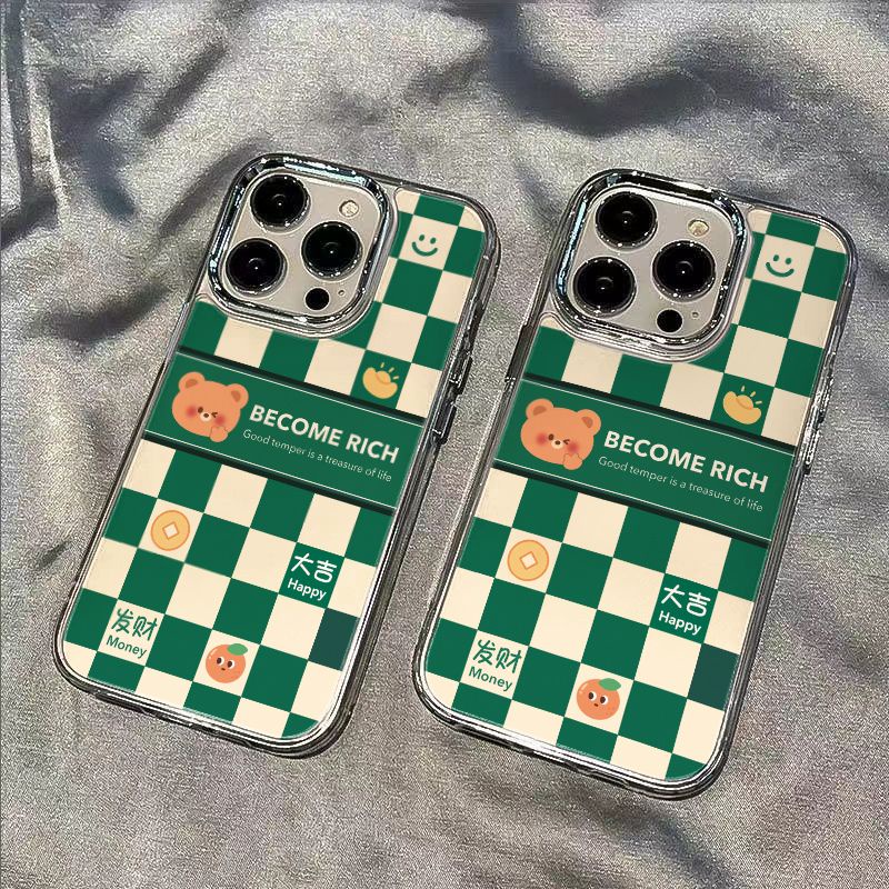 ✅Ốp Điện Thoại Mềm Chống Sốc In Hình Gấu Cho Iphone12714pro max 8plus 13 11ins KHX1