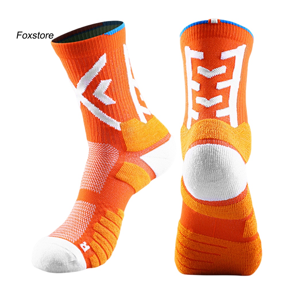 [Fx] Vớ Legging Dài Gót Dày Khô Nhanh Dùng Khi Chơi Bóng Chày / Bóng Chày / Bóng Đá Ngoài Trời