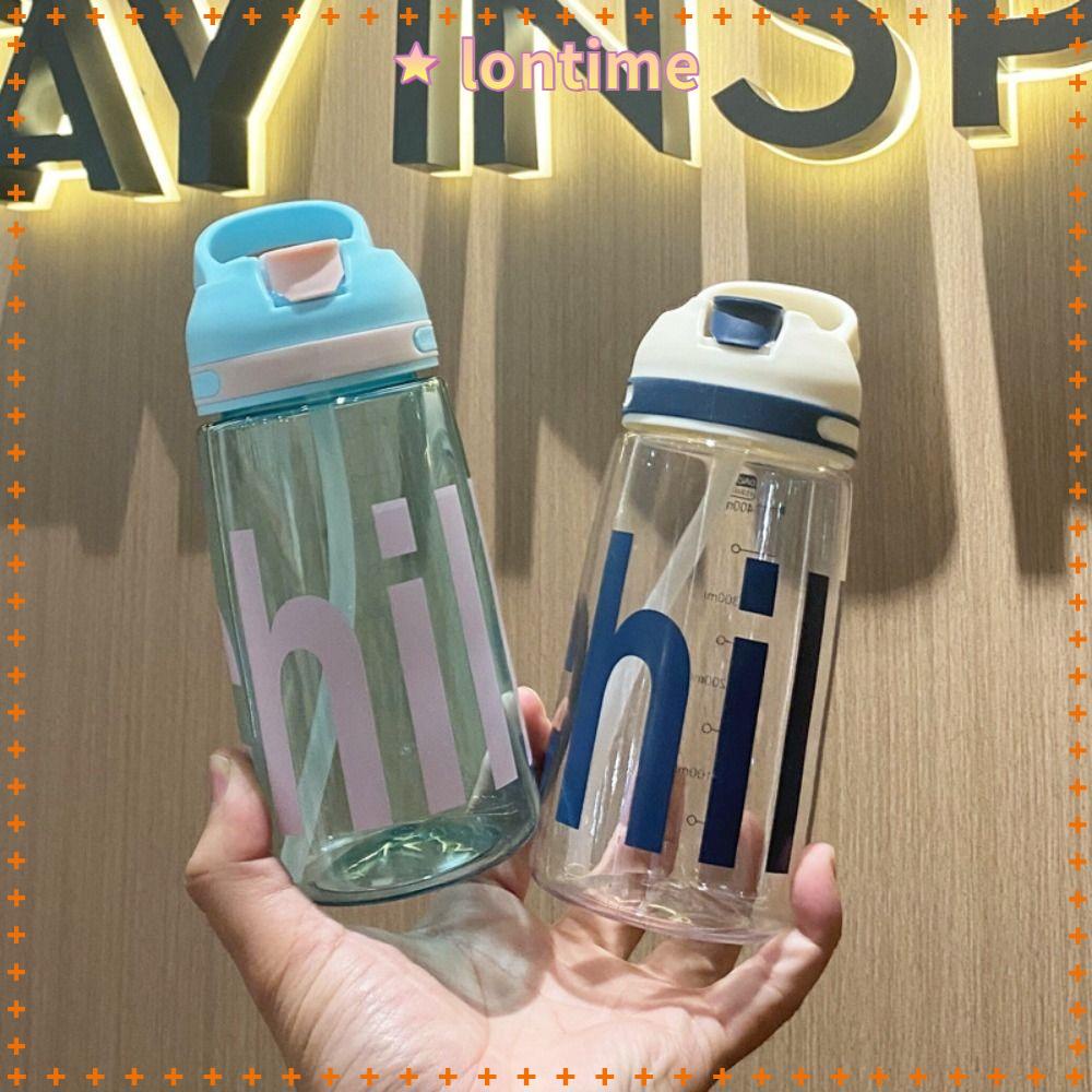 Bình Nước Thể Thao Bằng Nhựa Dung Tích 450ml Tiện Dụng Cho Bé