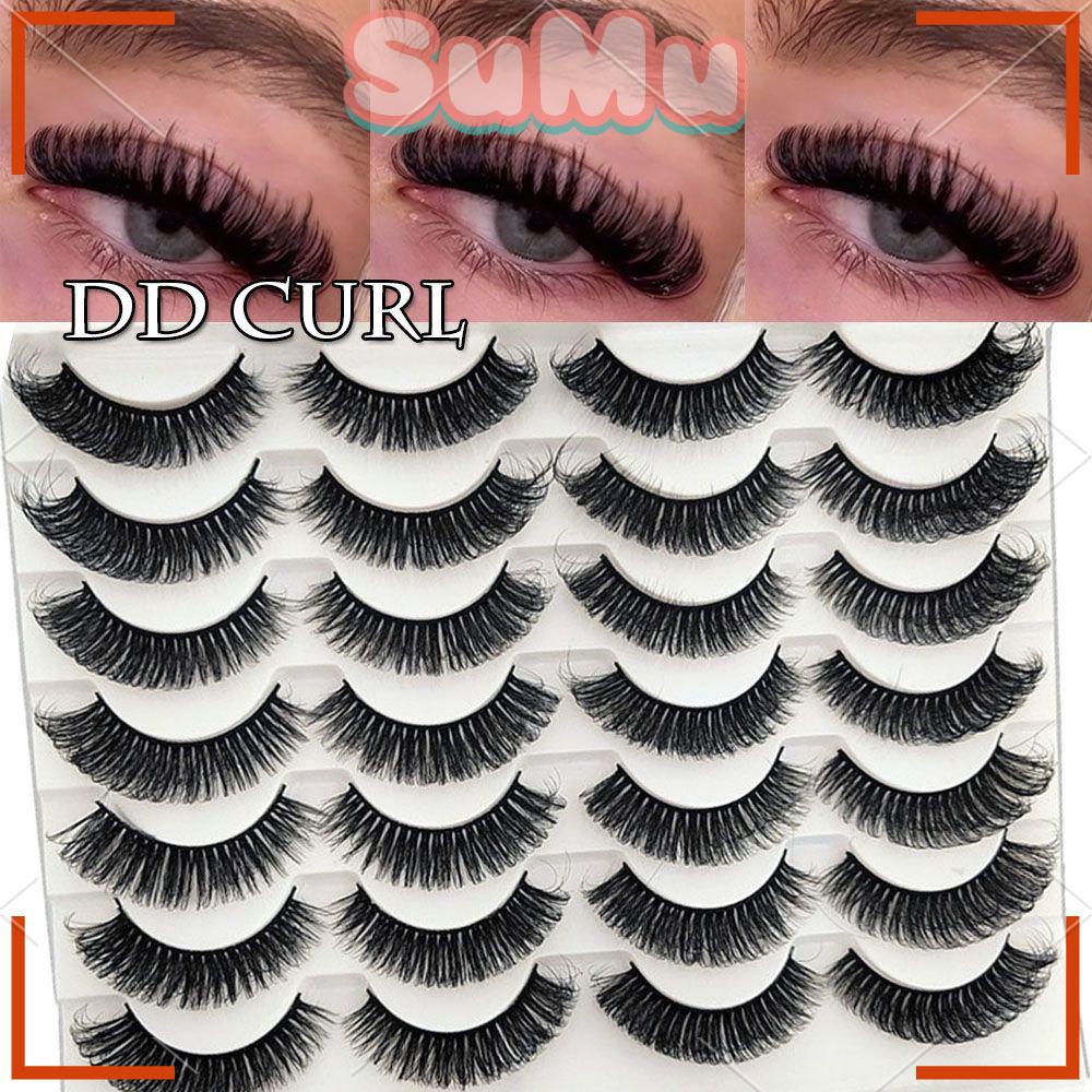 Set 14 Cặp Lông Mi Giả Dài Trang Điểm Tự Nhiên