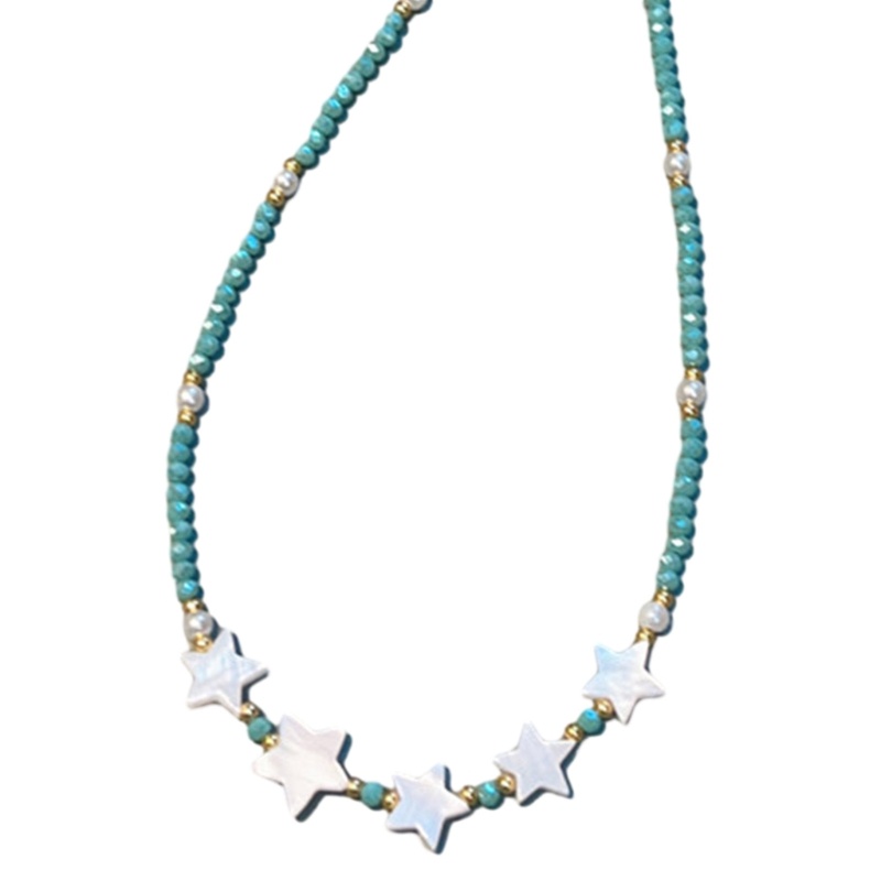 Vòng Cổ Choker Bằng Acrylic Hình Ngôi Sao / Bông Hoa Nhiều Màu Dễ Thương Thời Trang Cho Nữ