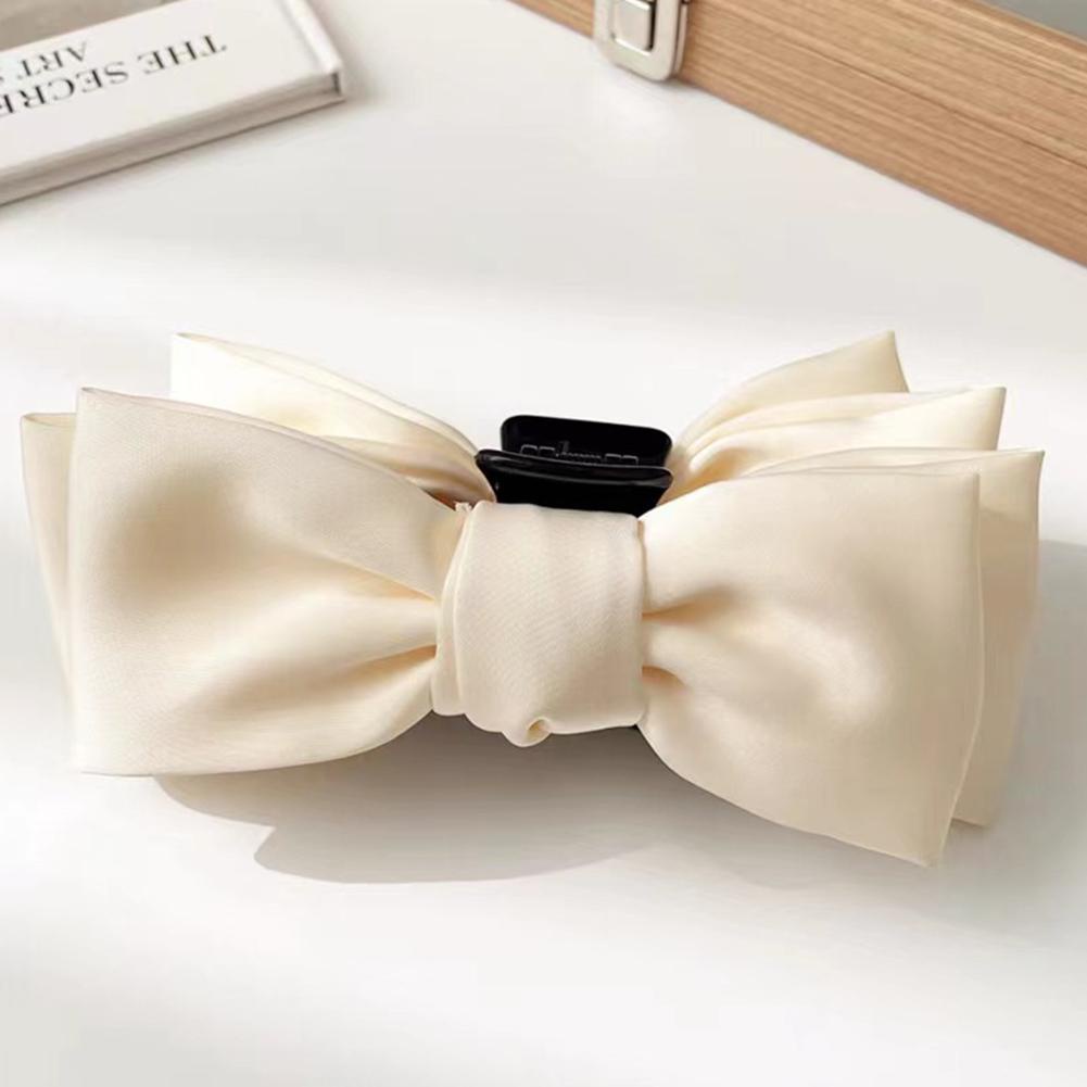 Kẹp Tóc Hình Nơ Lớn Phong Cách Hàn Quốc Dành Cho Nữ H7L9