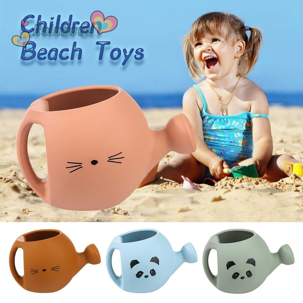 Bình Tưới Cây Bằng Silicon Mềm Màu Cầu Vồng Dễ Thương