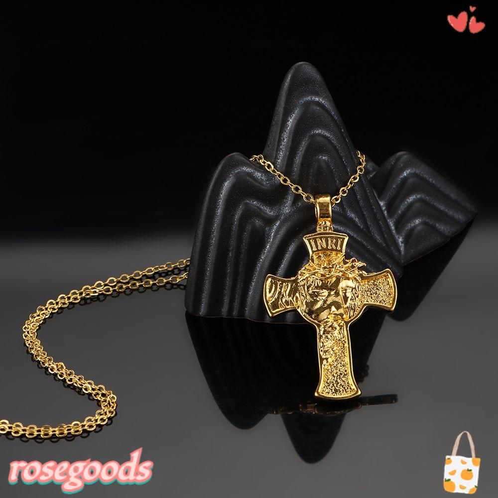 Vòng Cổ Choker Mặt Thánh Giá Phong Cách Retro