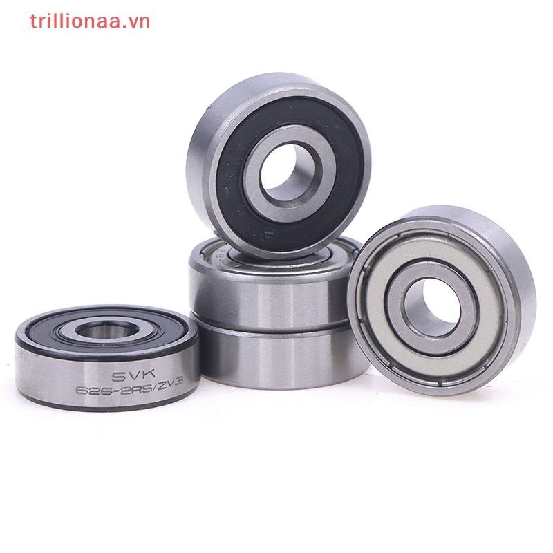 Set 5 Vòng Bi Cao Su 626 6x19x6 mm 626-2 626 Chuyên Dụng