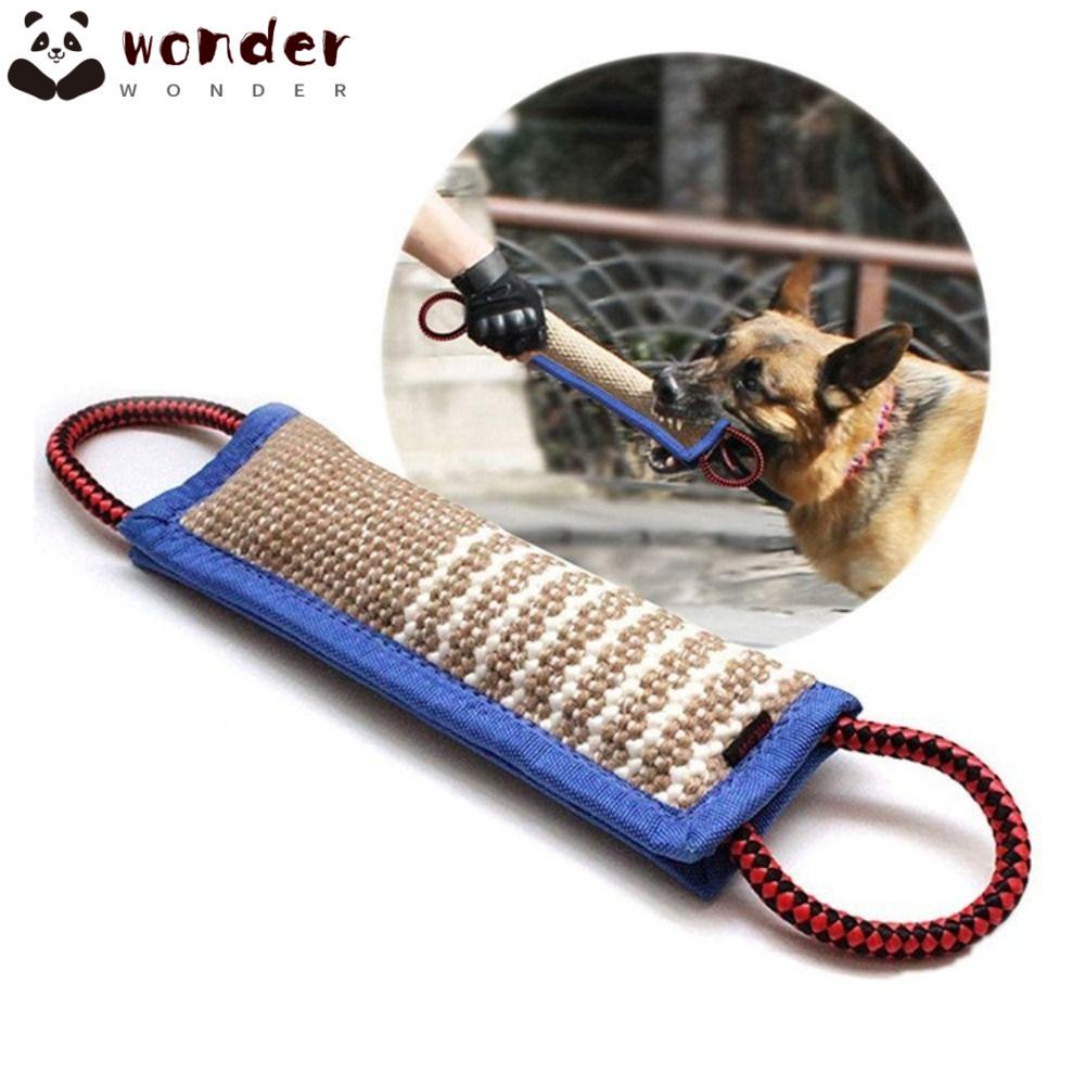 Gối Đồ Chơi Tương Tác Với 2 Tay Cầm Dây Thừng Vui Nhộn Cho Thú Cưng