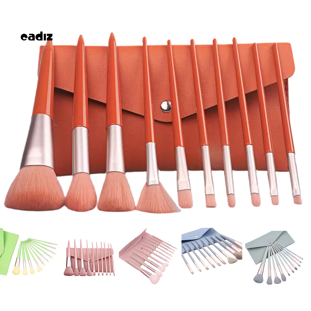 Bộ 10 Cọ Trang Điểm Nhẹ Chuyên Nghiệp Cho Salon Làm Đẹp