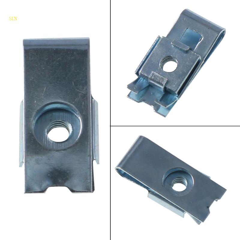 Bộ Kẹp Gắn Mặt Trời Đinh Tán Tốc Độ Cao ​​Đai Ốc Chữ U M4 M5 M6 Chuyên Dụng Cho Xe Mô Tô / Xe