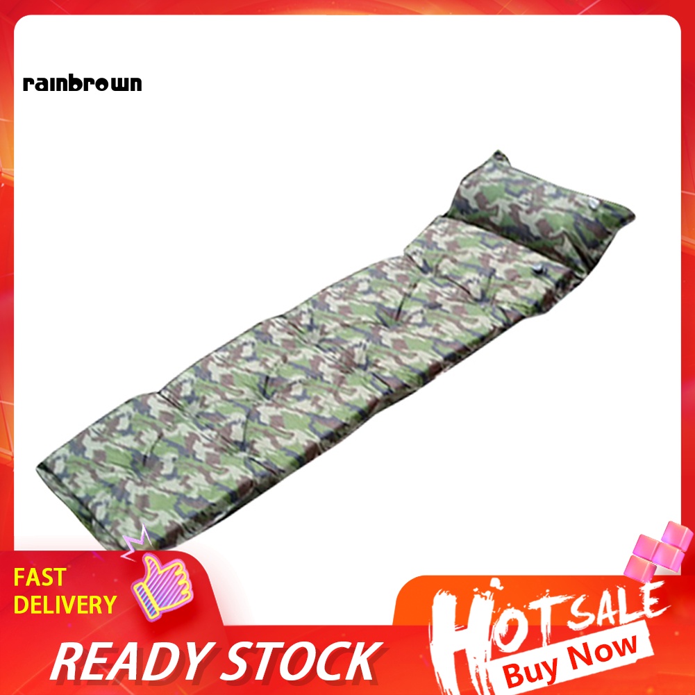 Nệm Ngủ Bơm Hơi Tự Thổi Phồng Tiện Dụng Khi Đi Cắm Trại