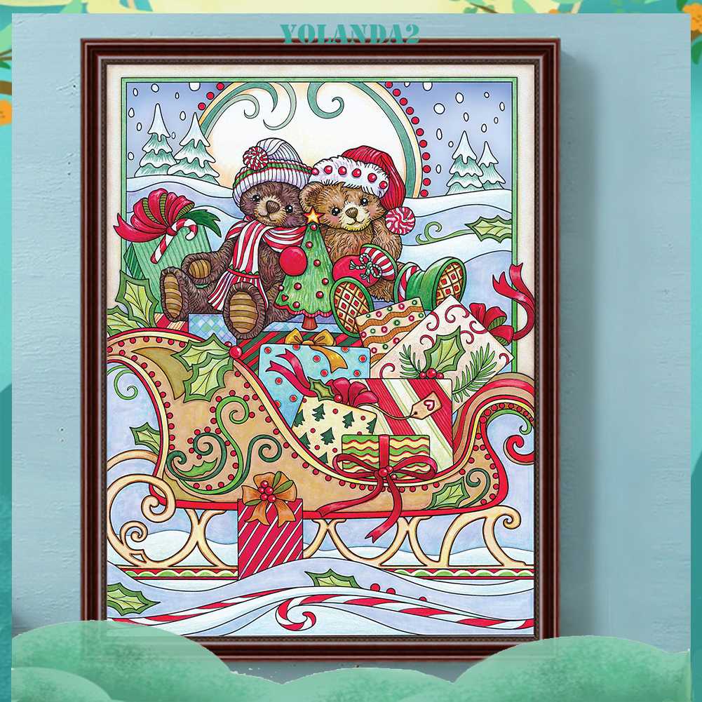 Bộ Tranh Đính Đá 5D Họa Tiết Hoạt Hình Độc Đáo DIY Dùng Trang Trí Nhà Cửa