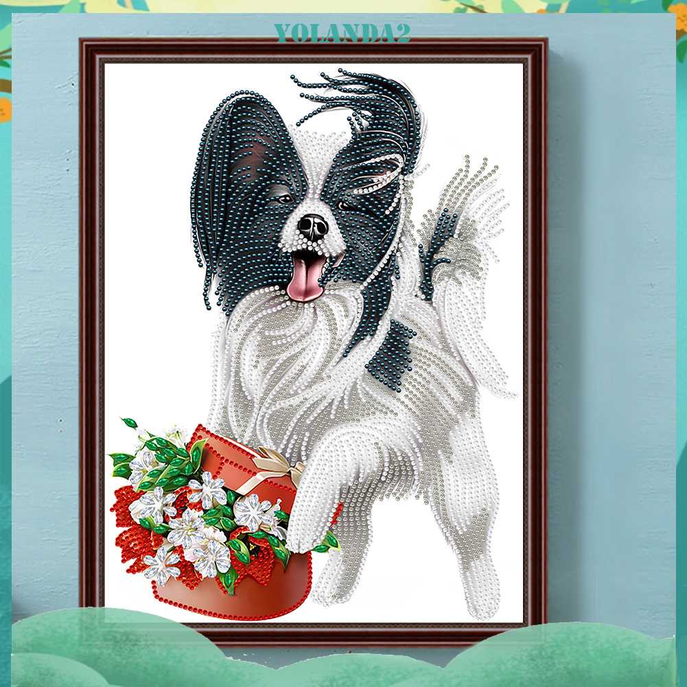 Bộ Tranh Đính Đá 5D Họa Tiết Động Vật Độc Đáo DIY Dùng Trang Trí Nhà Cửa