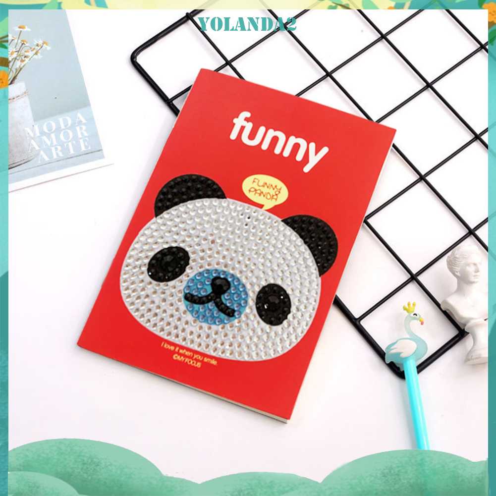 Set 8 Tấm Sổ Tay Phác Thảo Đính Đá DIY Sáng Tạo Đẹp Mắt