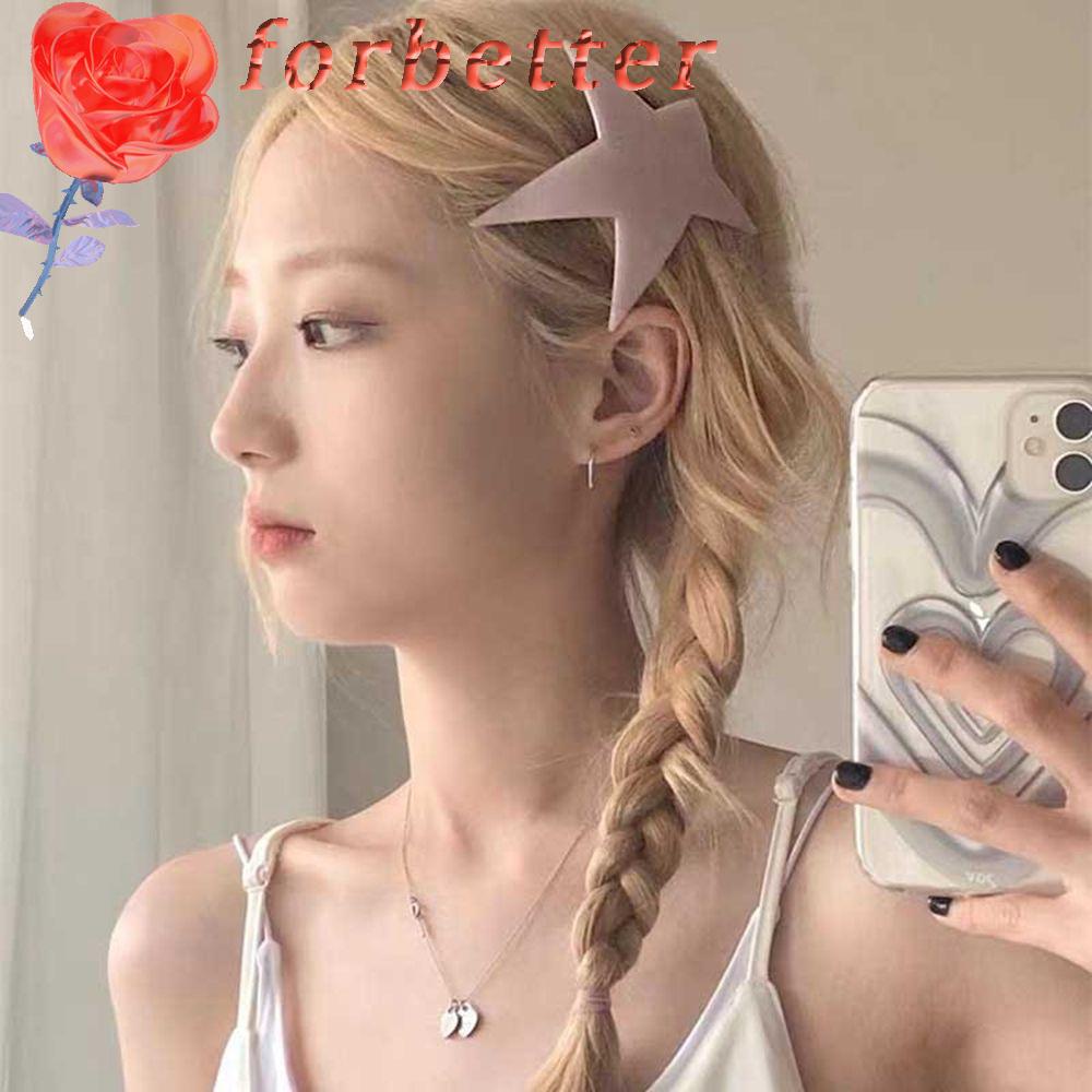 Kẹp Tóc Hình Ngôi Sao Phong Cách Hàn Quốc Ngọt Ngào Y2K