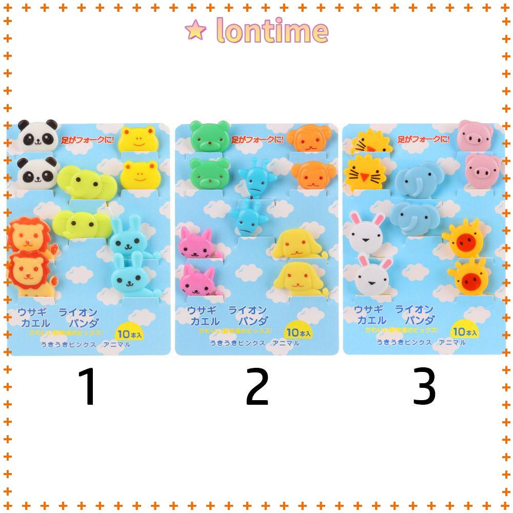 Set 10 / 30 Nĩa Ăn Trái Cây Hình Động Vật Dễ Thương