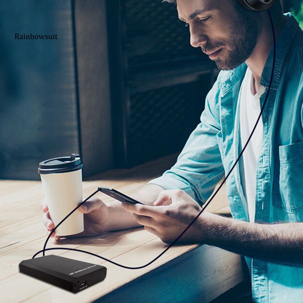 Bộ Khuếch Đại Âm Thanh HiFi XBS BASS Không Gây Tiếng Ồn Có Thể Sạc Lại Giắc Cắm 3.5mm