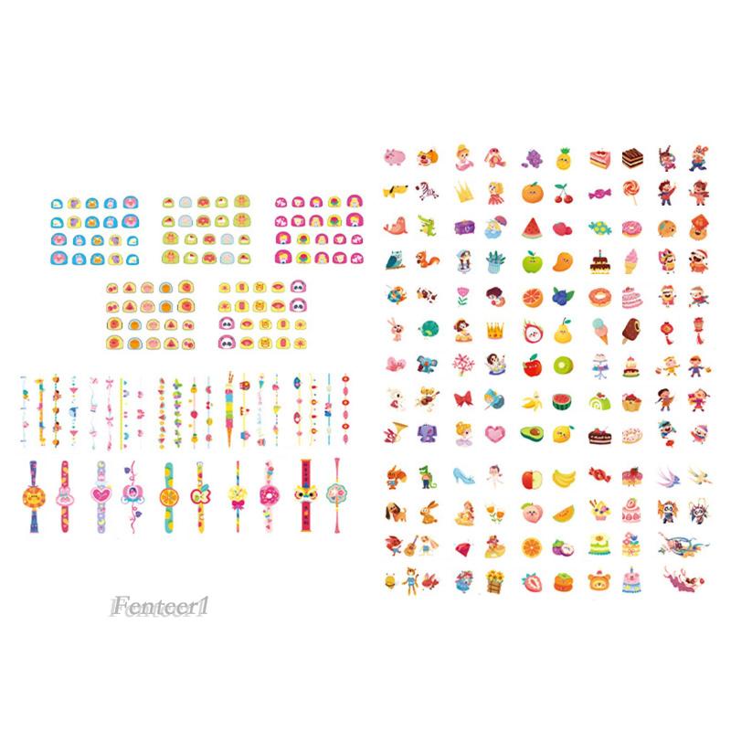 [Fenteer1] Sticker Dán Móng Tay Dễ Thương Dành Cho Trẻ Em