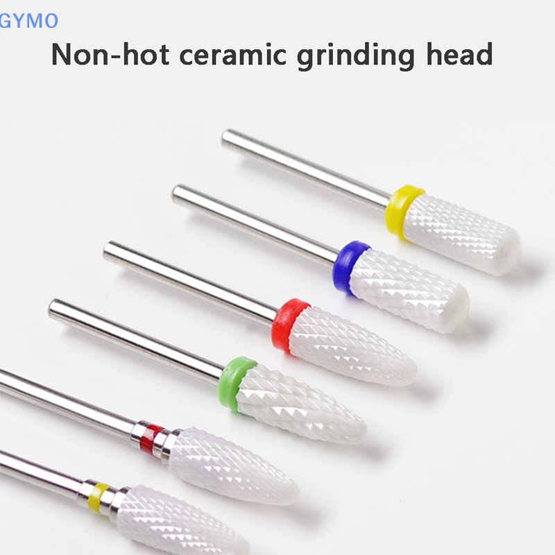 Mũi Khoan Móng Nghệ Thuật Đầu Phẳng 3 / 32 &quot;Bằng Sứ