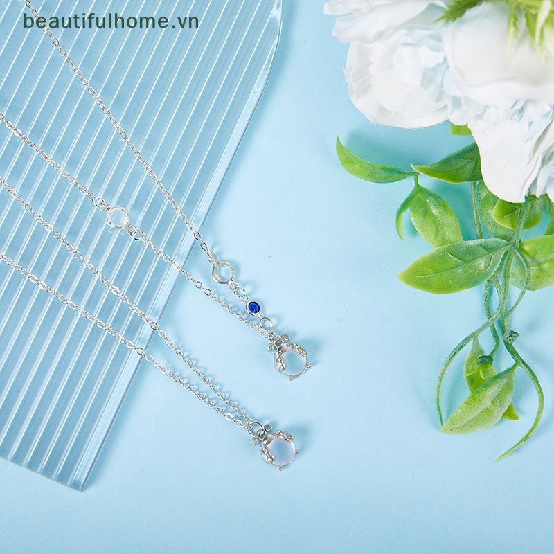 [beautifulhome] Vòng Cổ Hợp Kim Màu Bạc Pha Lê Phong Cách Hàn Quốc Vintage Thời Trang Dành Cho Nữ [beauty]
