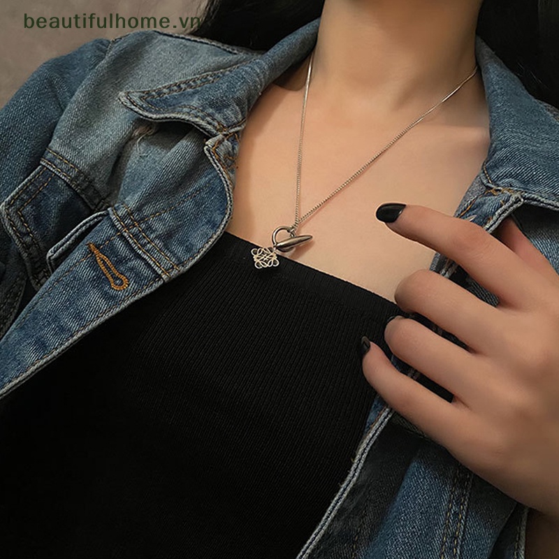 Vòng cổ Choker Bằng Thép Titan Đính Đá Xinh Xắn Cho Nữ