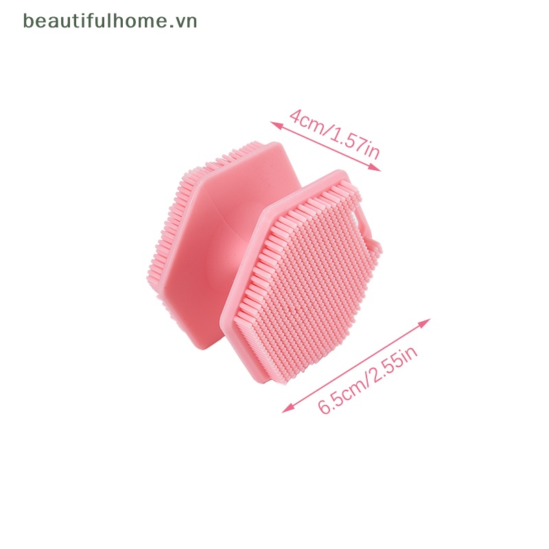 Bàn Chải Silicone Rửa Mặt Mát Xa Tiện Dụng