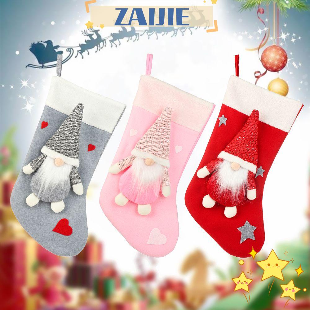 Vớ Cotton Dệt Kim Họa Tiết Giáng Sinh Vui Nhộn Cho Nam Và Nữ 24 Tuổi