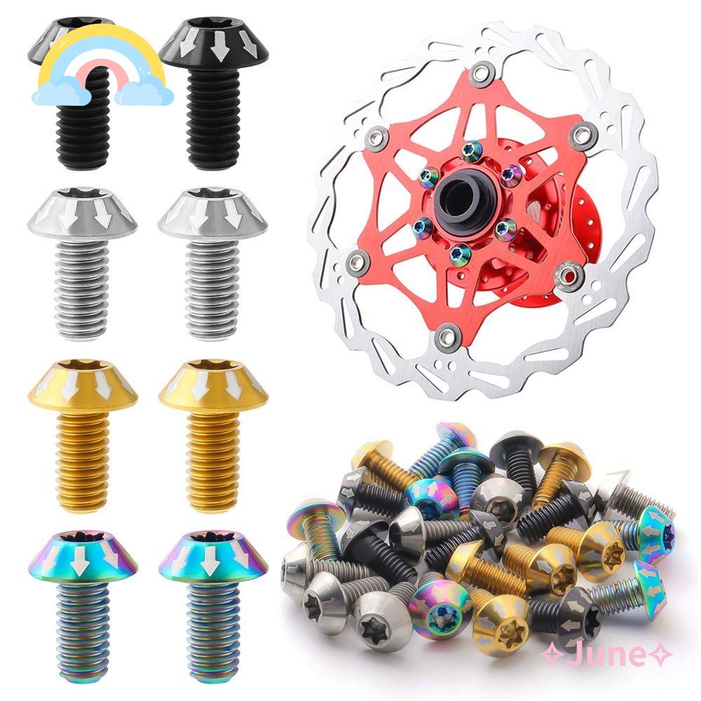 Bộ 2 Ốc Vít Titan T25 Siêu Nhẹ Kích Thước 5X10Mm Chuyên Dụng Cho Xe Đạp MTB