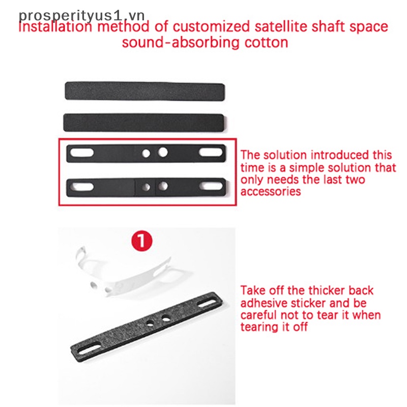 [prosperityus1] Nắp Phím Cơ Học Cách Âm Chất Liệu Cotton