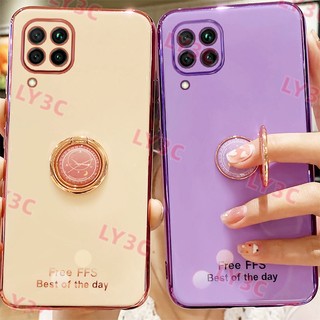 Ốp Điện Thoại Chống Rơi Mạ Điện Có Vòng Đỡ Cho Samsung Galaxy S9 S9P S30 PLUS S30P S21 A12 A02S A02 S30 Ultra A32 4G 5G