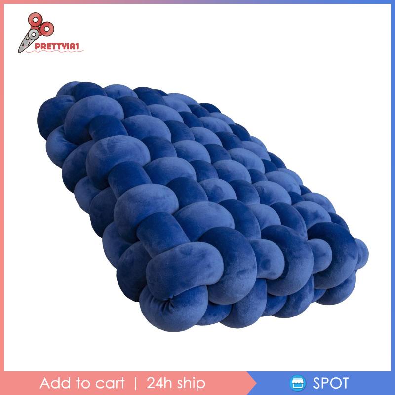 Gối Thắt Nút Bằng Sợi Dệt Tay Thời Trang [Prettyia1] Cho Nhà Hàng / Quán Bar / Sân Vườn