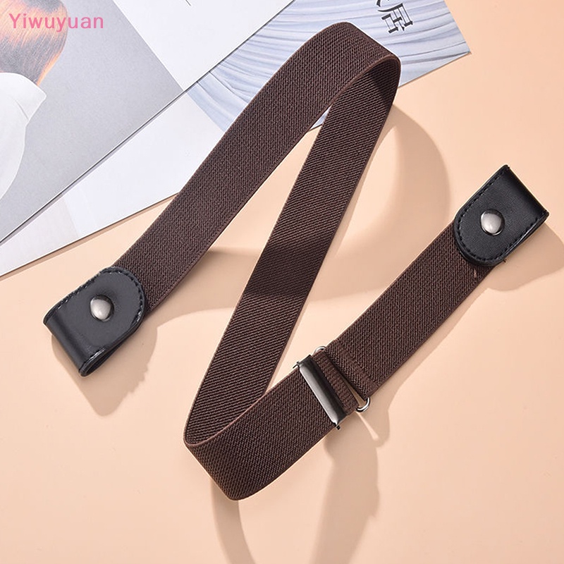 < Yiwuyuan > Thắt Lưng Co Giãn Không Có Khóa Cài Cài Dành Cho Quần Jean Nam Nữ Không Cần Khóa Mới