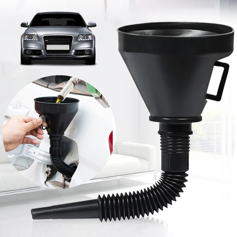Phễu Làm Mát Nhiên Liệu 2 Trong 1 Bằng Nhựa Linh Hoạt Cho Xe Hơi / Xe Đạp / Xe Tải