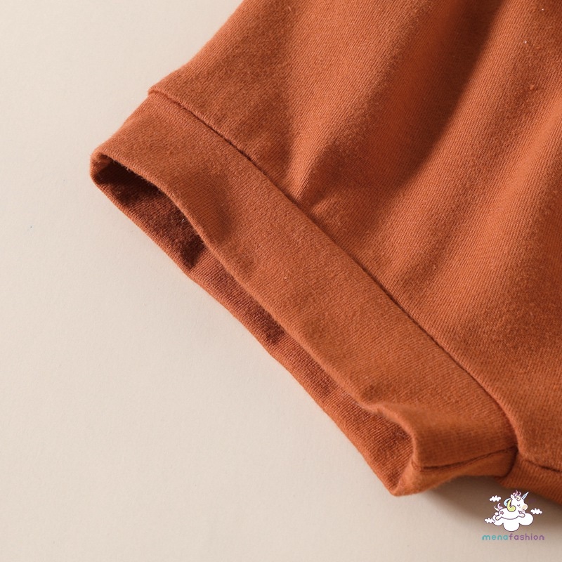 Set Đồ Mùa Hè 2 Món Gồm Áo Thun Tay Cộc In Hình Mặt Trời Dễ Thương + Quần Ngắn Cho Bé Trai