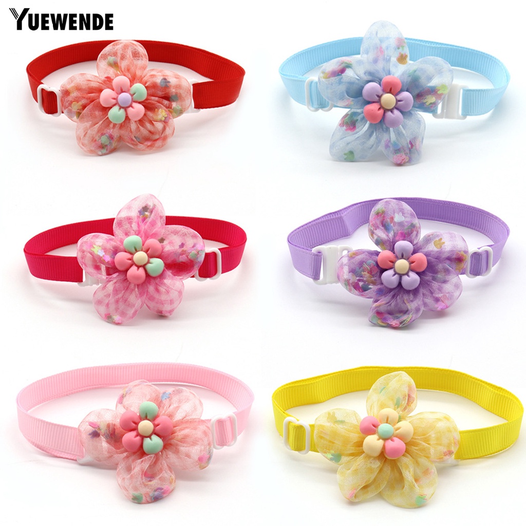 Vòng Cổ Họa Tiết Hoa Xinh Xắn Cho Thú Cưng