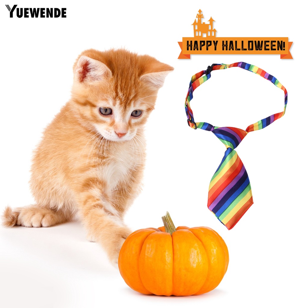 Yq.e 1 Set Phụ Kiện Cài Cổ + Mũ Hóa Trang Halloween Họa Tiết Hoa Siêu Nhẹ Có Thể Điều Chỉnh Cho Thú Cưng