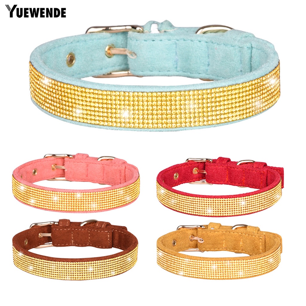 Vòng Cổ Đính Đá Lấp Lánh Dễ Điều Chỉnh Cho Thú Cưng